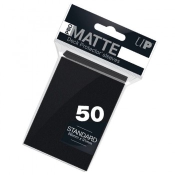 Pro-Matte Standard apsauginės kortų įmautės juodos 50 vnt. Ultra Pro